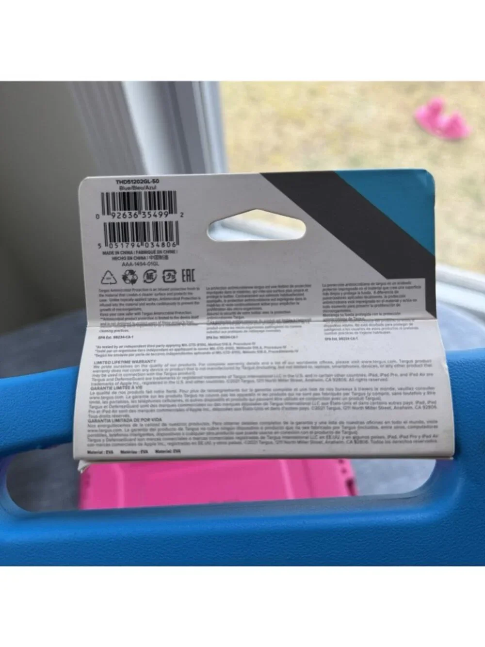 Targus iPad Shockproof Light Weight Handle Stand Kids Case Travel Protective NWT